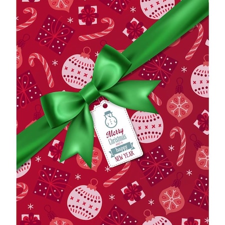 Celebrations Garage Celebrations Merry Christmas and A Happy New Year 7 ft. x 8 ft. Garage Door Cover RE1-07-08-002